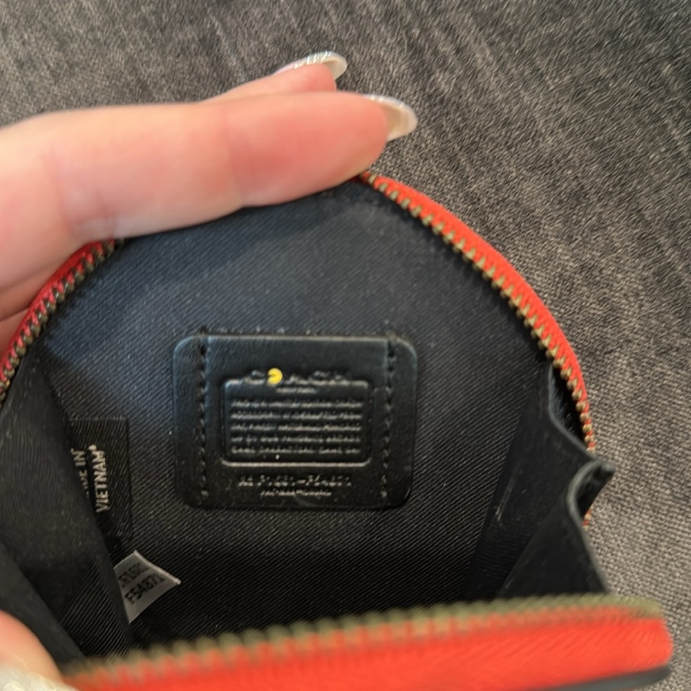 Coach x Pac-Man Cherry Coin Purse - Picture 4 of 5